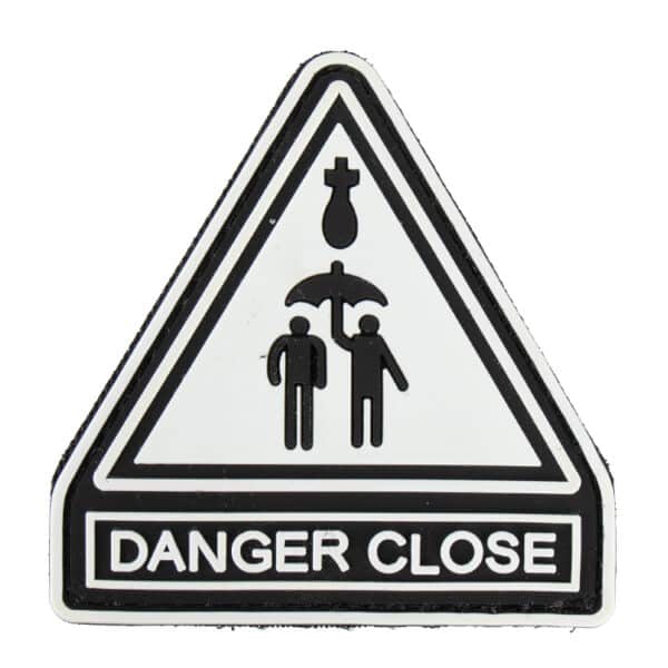 Paintball / Airsoft PVC Klettpatch (Danger Close)