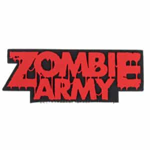 Paintball / Airsoft PVC Klettpatch (Zombie Army rot)