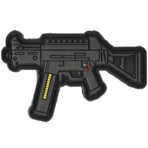 Paintball / Airsoft PVC Klettpatch (Guns UMP Machinegun)