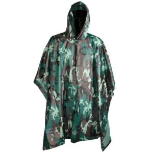 Paintball / Gotcha / Airsoft Regenponcho (Woodland Camo)