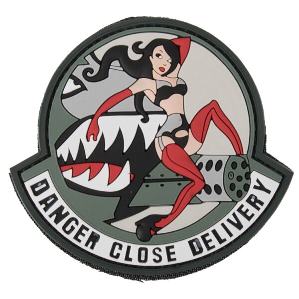 Paintball / Airsoft PVC Klettpatch (Danger Close Delivery)