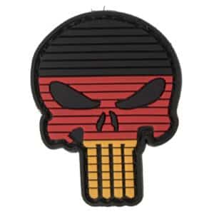 Paintball / Airsoft PVC Klettpatch (Skull Germany)