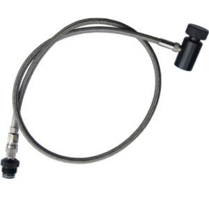 Paintball Straight-Hose Remote System (silber)