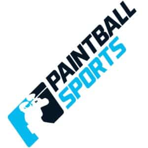 Paintball Sports Aufkleber (15cm) - blau/schwarz