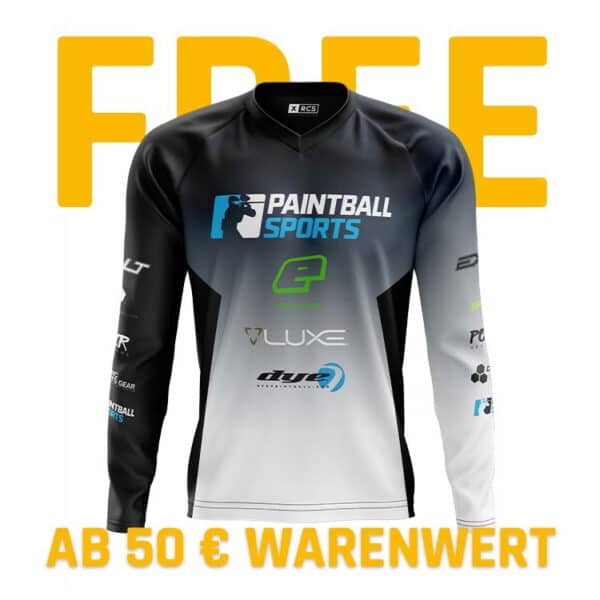 Paintball Sports PRO Jersey - TOURNAMENT Edition (schwarz/weiss)