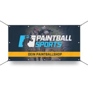 Paintball Sports Werbebanner 130x70cm (MagFed Crew)