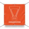 CHRONYSTATION Schild für Paintball Spielfeld / Airsoft Spielfeld (60x60cm)