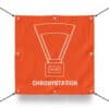 CHRONYSTATION Schild für Paintball Spielfeld / Airsoft Spielfeld (60x60cm)