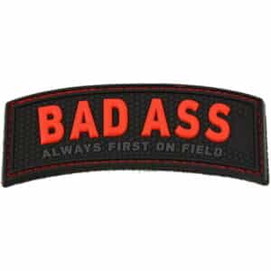 Paintball / Airsoft PVC Klettpatch (Bad Ass)