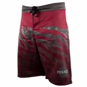 Pbrack Board Shorts (Maroon/Grau Camo)