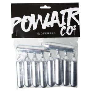 PowAir 12g Co2 Kapseln für Paintball Markierer & Airsoft Waffen (10er Pack)