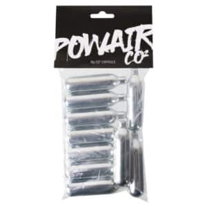 PowAir 8g Co2 Kapseln für Paintball Markierer & Airsoft Waffen (10er Pack)