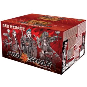 ProShar RED MENACE Premium Szenario Paintballs (2000er Karton)