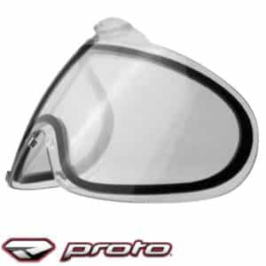 Proto Switch EL / FS / Dye Axis Paintball Thermal Masken Glas (clear / klar)