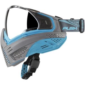 Push Unite Paintball Maske (grau / blau)