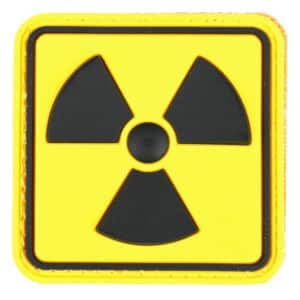 Paintball / Airsoft PVC Klettpatch (Radioactive - Color)