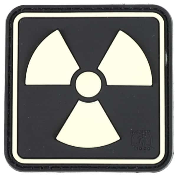 Paintball / Airsoft PVC Klettpatch (Radioactive - Glow In The Dark)