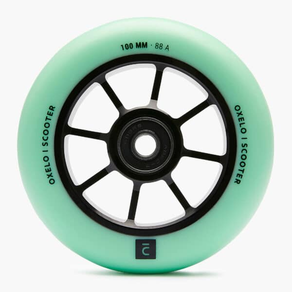 Scooter-Rolle 100 mm PU85A grün
