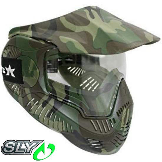 Valken MI-7 Paintball Thermalmaske (Woodland)