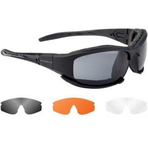 SwissEye GUARDIAN Airsoft Schutzbrille incl. Wechselschreiben (schwarz)