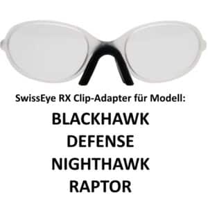 SwissEye RX Clip-Adapter für Brillengläser (BLACKHAWK