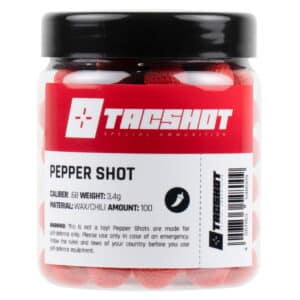 TacShot Ammunition PEPPER SHOT Cal. 68 Peffergeschosse (100er Glas)