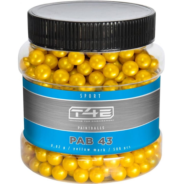 Umarex PAB 43 Cal. 43 Paintballs (500 Stück) - gelb