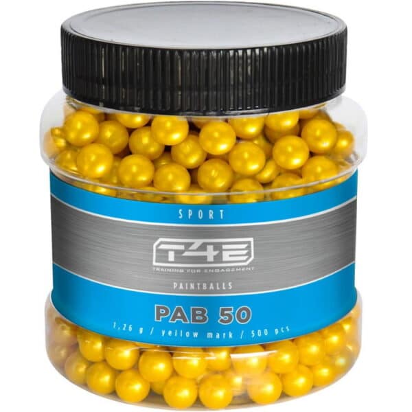 Umarex PAB 50 Cal. 50 Paintballs (500 Stück) - gelb