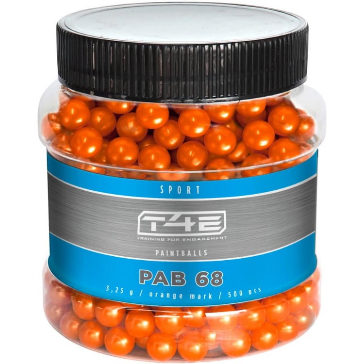 Umarex PAB 68 Cal. 68 Paintballs (500 Stück) - orange