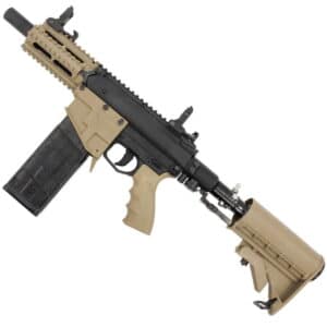 Milsig M17 CQC A2 Valken Hybrid Edition Paintball Markierer (Dual Tone - schwarz/tan)