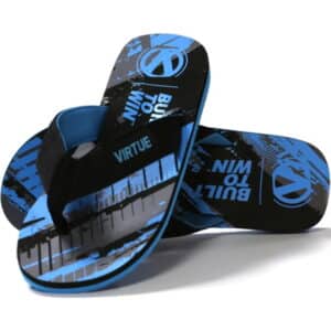Virtue Paintball Onset Flip Flop (graphic cyan)
