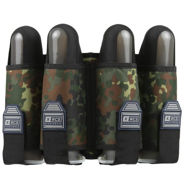 XRCS Paintball 4 Pod Battlepack (German Flecktarn)