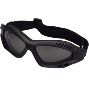 DELTA SIX FlexProtect Airsoft Schutzbrille (schwarz - Smoke Glas)