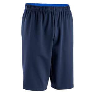 Fussballshorts lang VIRALTO Damen/Herren marineblau/blau