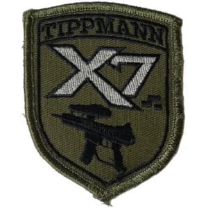 Paintball / Airsoft Klettpatch gestickt (Tippmann X-7)