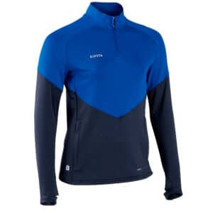 Sweatshirt Fussball VIRALTO+ Mädchen blau