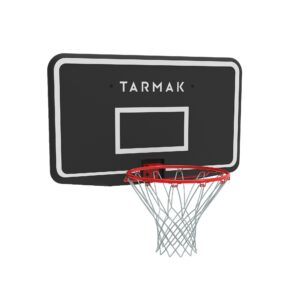 Basketballkorb SB100 Wandbefestigung Kinder/Erwachsene schwarz/rot