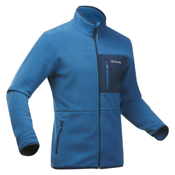 Fleecejacke Bergwandern Columbia Herren blau