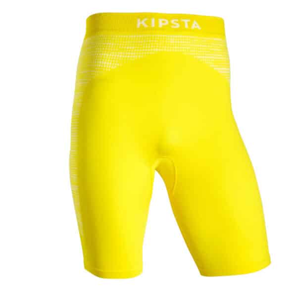 Funktionsshorts Fussball Keepdry 500 Damen/Herren gelb