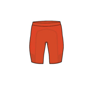 Funktionsshorts Fussball Keepdry 500 Damen/Herren orange