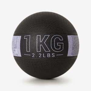 Medizinball 1 kg schwarz