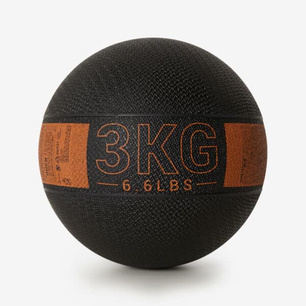 Medizinball 3 kg schwarz