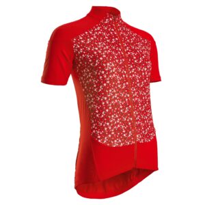 Radtrikot kurzarm Rennrad RC 500 Damen rot