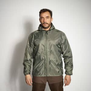 Regenjacke 100 leicht grün