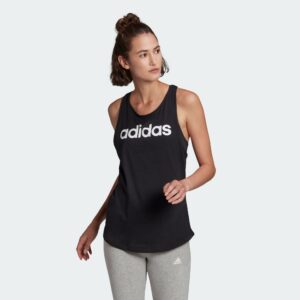 Top Fitness Adidas Linear Damen schwarz