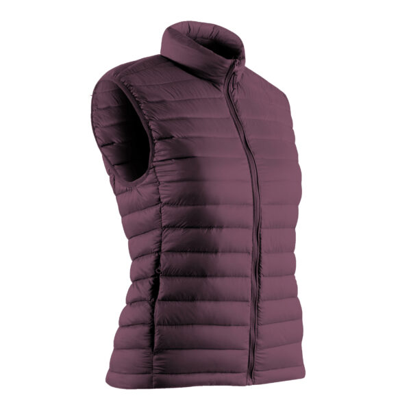 Daunenweste Damen - MW500 purpur