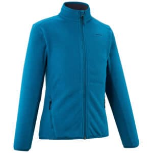 Fleecejacke Bergwandern MH150 Gr. 122–170 Kinder blau