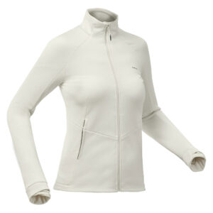 Fleecejacke Bergwandern MH520 Damen weiss