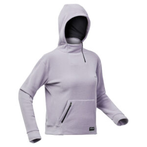 Fleecepullover Damen Wandern MH100 Hoodie