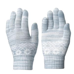 Handschuhe Winterwandern SH100 Taktil Strickmaschen Kinder 4–14 Jahre
